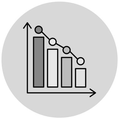 iş grafiği vektör illüstrasyonu