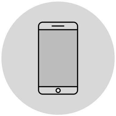 cep telefonu simgesi. vektör illüstrasyonu