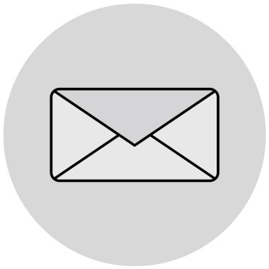 E- posta simgesi vektör illüstrasyonu