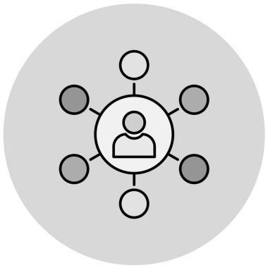 ağ bağlantısı. Basit resimleme