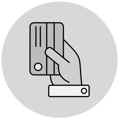 Para için. Web simgesi basit illüstrasyon