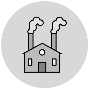 Bir bitki simgesinin vektör illüstrasyonu