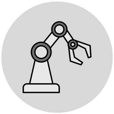 Robot modern simgenin vektör illüstrasyonu