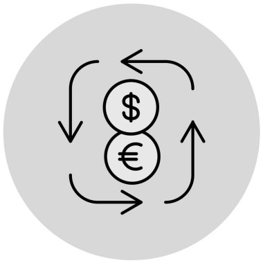 Değişim simgesi, vektör illüstrasyonu