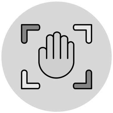 el simgesi vektör illüstrasyonu