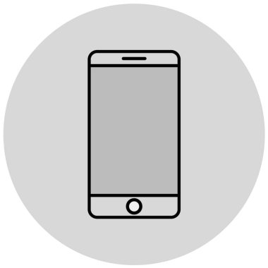 cep telefonu simgesi. vektör illüstrasyonu