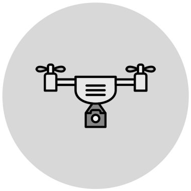 İHA. Web simgesi basit illüstrasyon