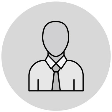 man simgesi vektör illüstrasyonu