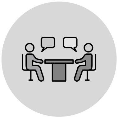 İnsanların vektör illüstrasyonu ve içki simgesi