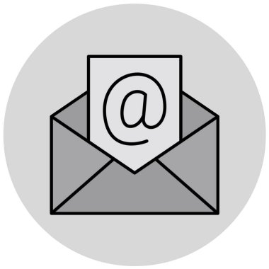 e- posta simgesi vektör illüstrasyonu