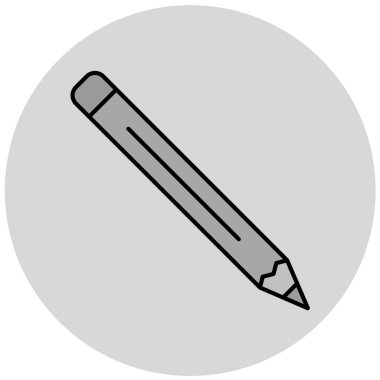 Moda biçimi izole edilmiş arkaplanda kalem simgesi