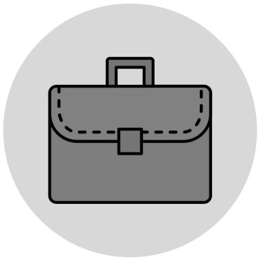 evrak çantası simgesi, vektör illüstrasyonu