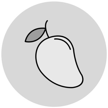 elma ikonu vektör illüstrasyonu