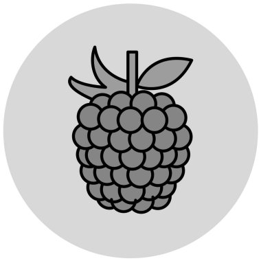 üzüm ikonu vektör illüstrasyonu