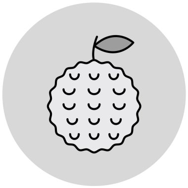 meyve vektörü renk simgesi