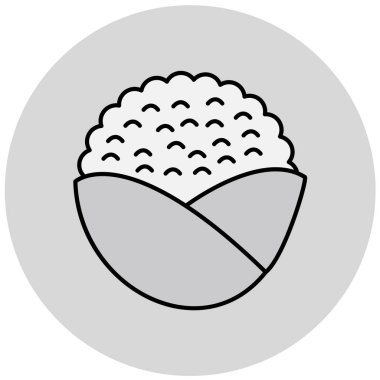 Gıda simgesinin vektör illüstrasyonu