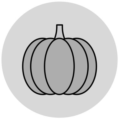 Balkabağım. Web simgesi basit illüstrasyon