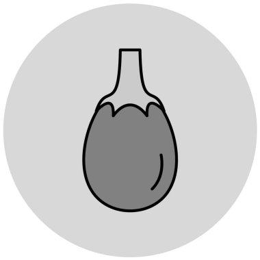 Sebze simgesinin vektör illüstrasyonu