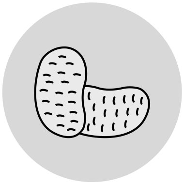 Gıda simgesinin vektör illüstrasyonu