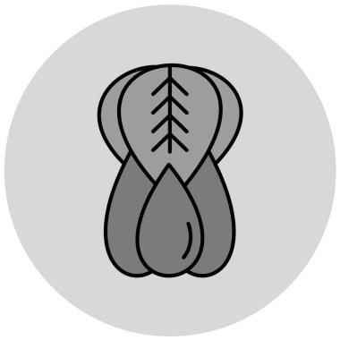 Modern siyah simgenin vektör illüstrasyonu