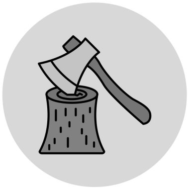 Balta simgesi vektör illüstrasyonu