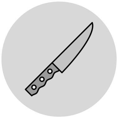 Bıçak ikonu. vektör illüstrasyonu