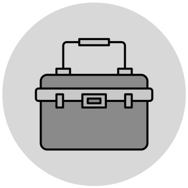 evrak çantası ikonu vektör illüstrasyonu