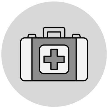 İlk yardım kiti vektör illüstrasyonu