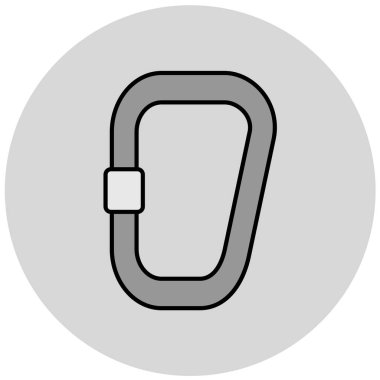 Modern siyah simgenin vektör illüstrasyonu