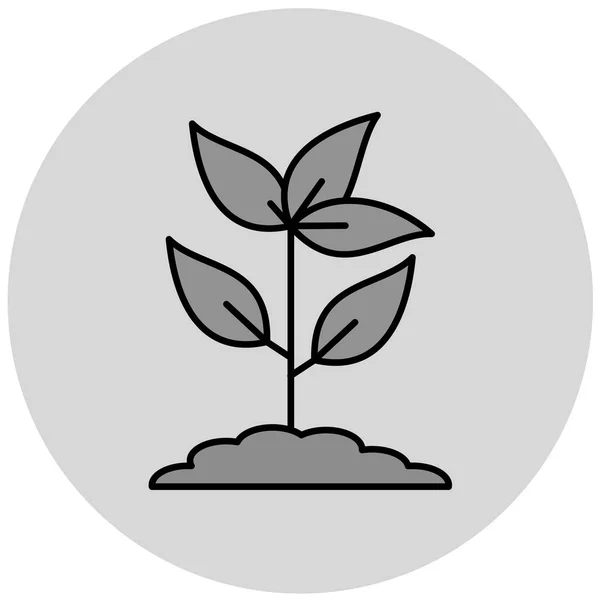 Plant Pictogram Vector Illustratie — Stockvector