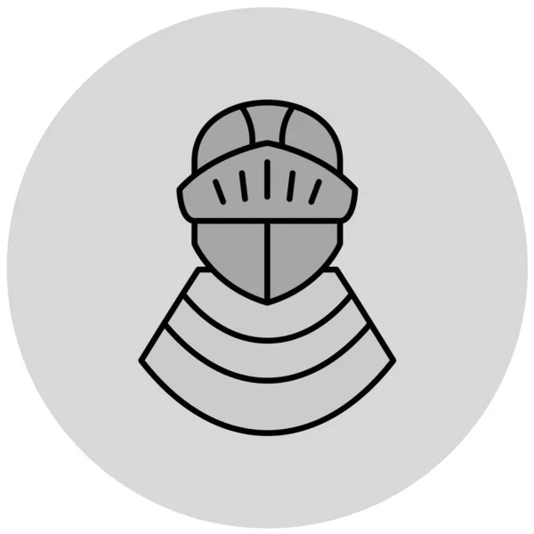 Vector Illustration Helmet Icon — Stock Vector