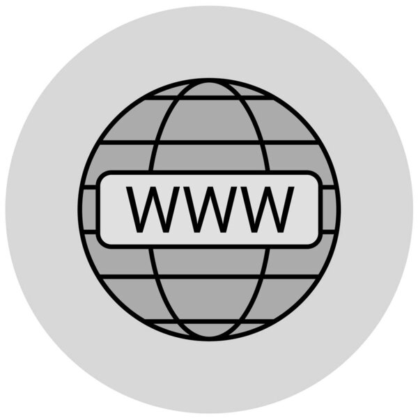 global web icon, vector illustration
