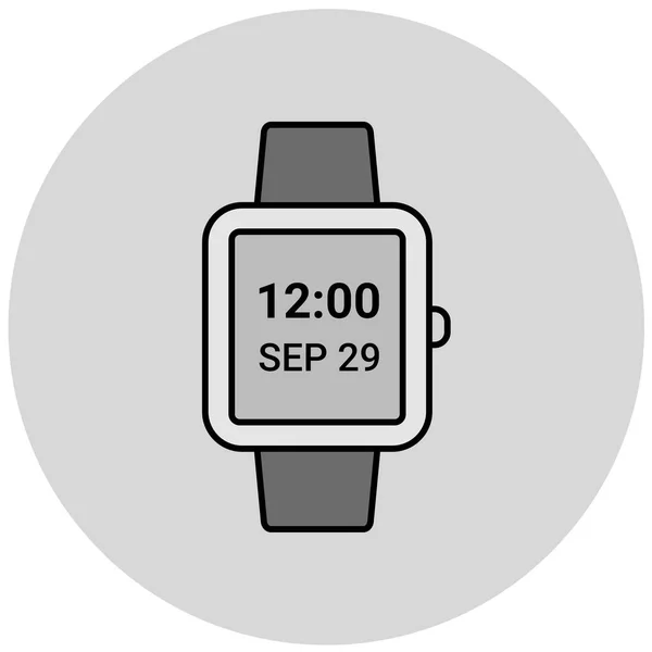 Smartwatch Απεικόνιση Διάνυσμα Ρολόι — Διανυσματικό Αρχείο