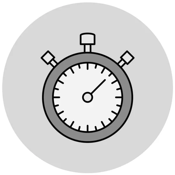 Stopwatch Icoon Vectorillustratie — Stockvector