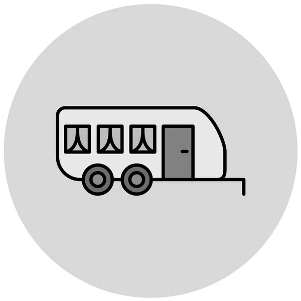 Bus Icon Vector Illustration — Stock Vector