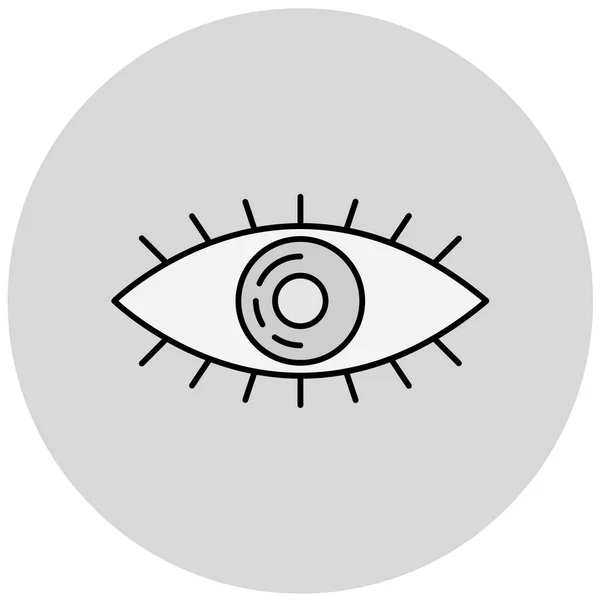 Auge Auge Web Symbol Einfache Illustration — Stockvektor