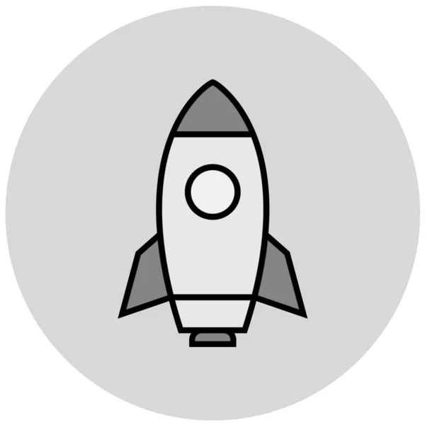 Rocket Icon Vector Illustration — Stock Vector