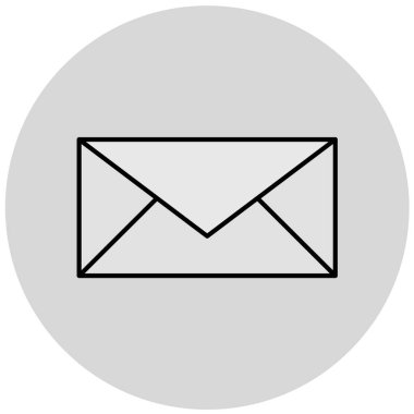 E- posta simgesi vektör illüstrasyonu