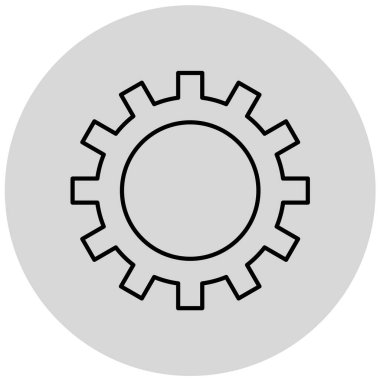 Teçhizat Web simgesi basit illüstrasyon