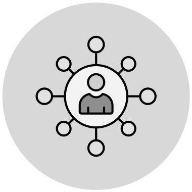 ağ bağlantısı. Basit resimleme