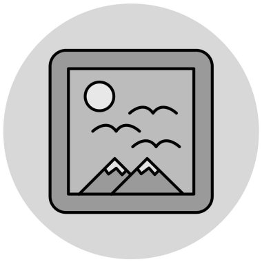 Bir resmin vektör illüstrasyonu 