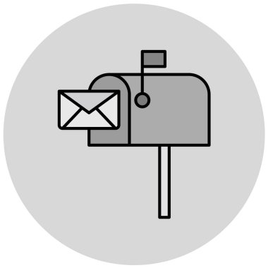 E- posta simgesi vektör illüstrasyonu