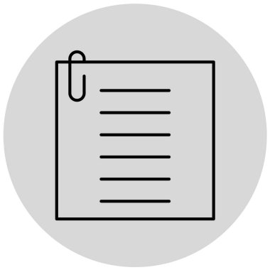 belge simgesi, vektör çizimi