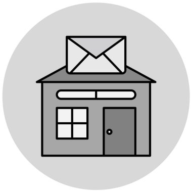 Posta simgesinin vektör illüstrasyonu