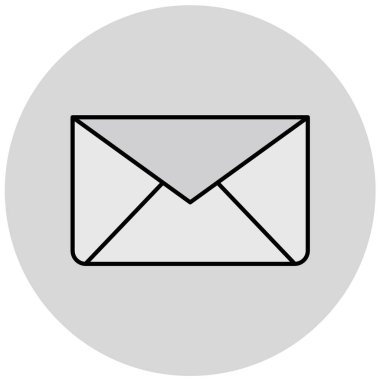 E- posta simgesi vektör illüstrasyonu