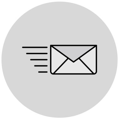 posta simgesi, vektör illüstrasyonu