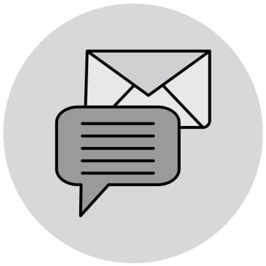 posta simgesi, vektör illüstrasyonu