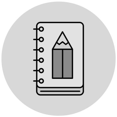 kalem simgesi vektör illüstrasyonu