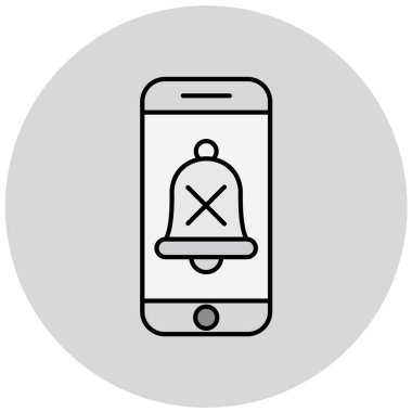 Cep telefonu. Web simgesi basit tasarım