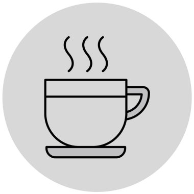 çay fincanı vektör simgesi